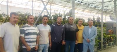 بازدید از گلخانه گل‌های آپارتمانی آقای شهبازی در امیر آباد اراضی
